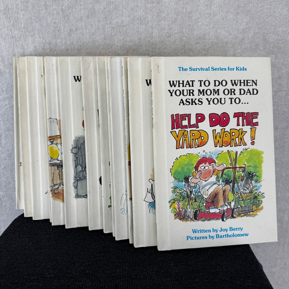Vintage Joy Berry Survival Series for Kids Lot of 13 Hardcover Books 1982